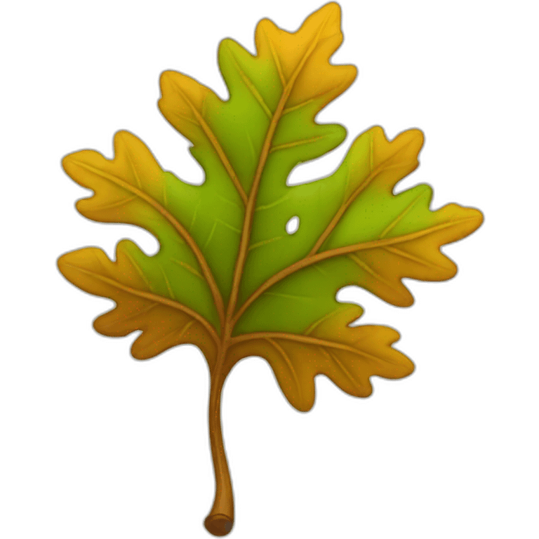 oak leaf emoji