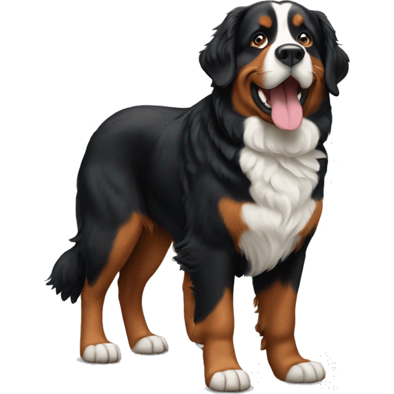 Bernese mountain dog emoji