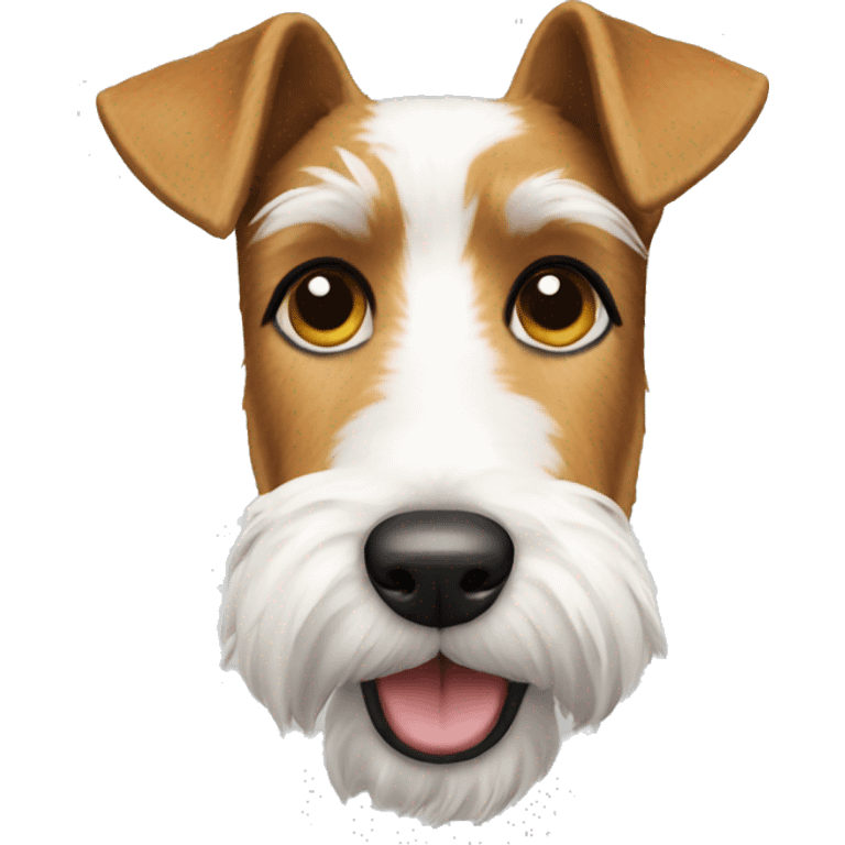 wire fox terrier emoji