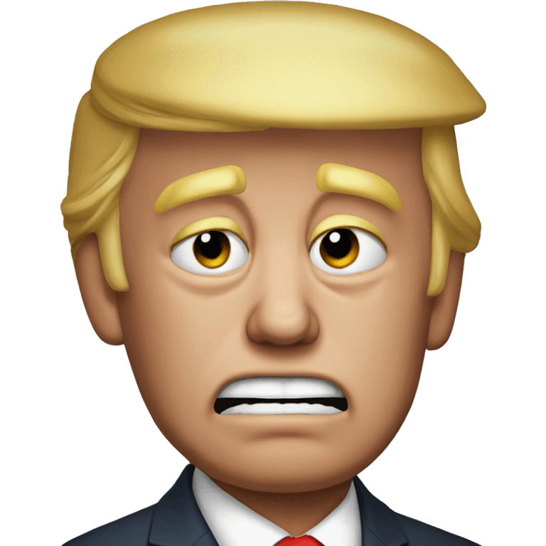 Trump crying  emoji