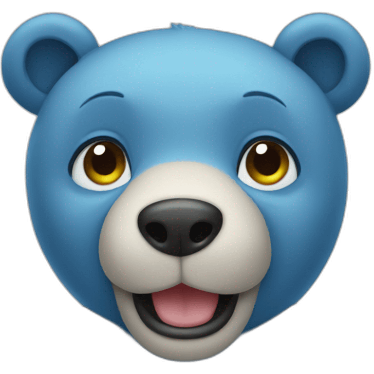 blue bear emoji