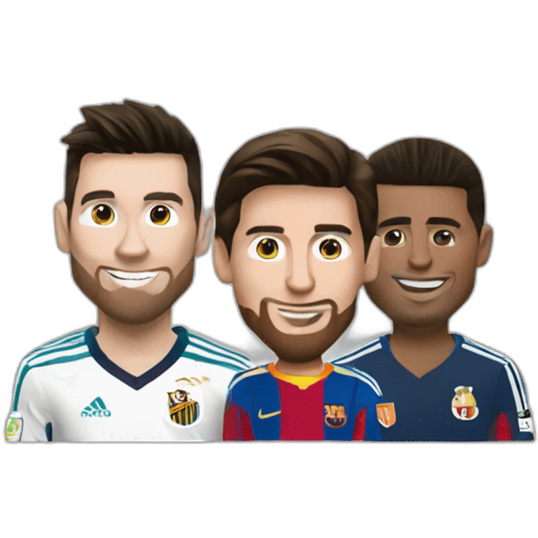 Messi et ronaldo emoji