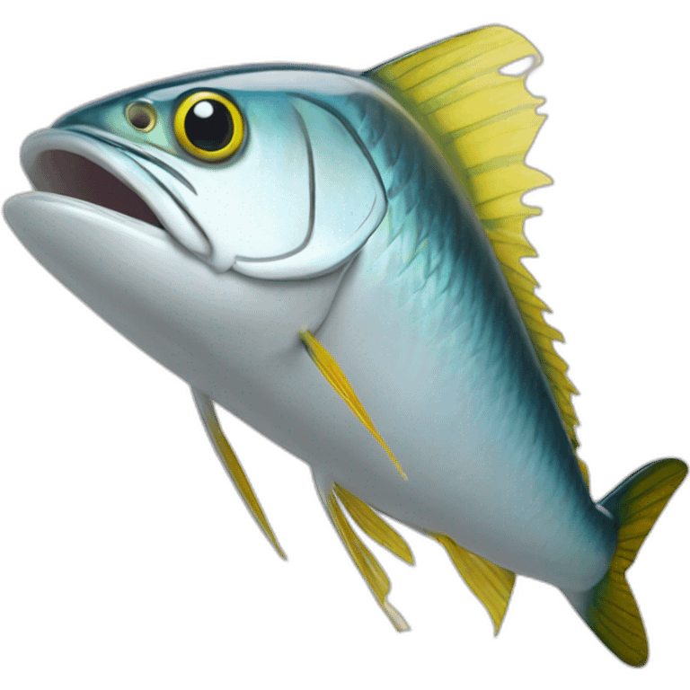 mackeral fish bowing emoji