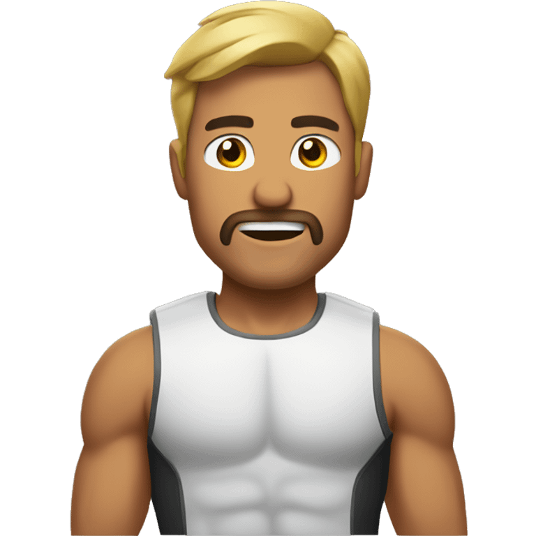 Hombre con musculos emoji