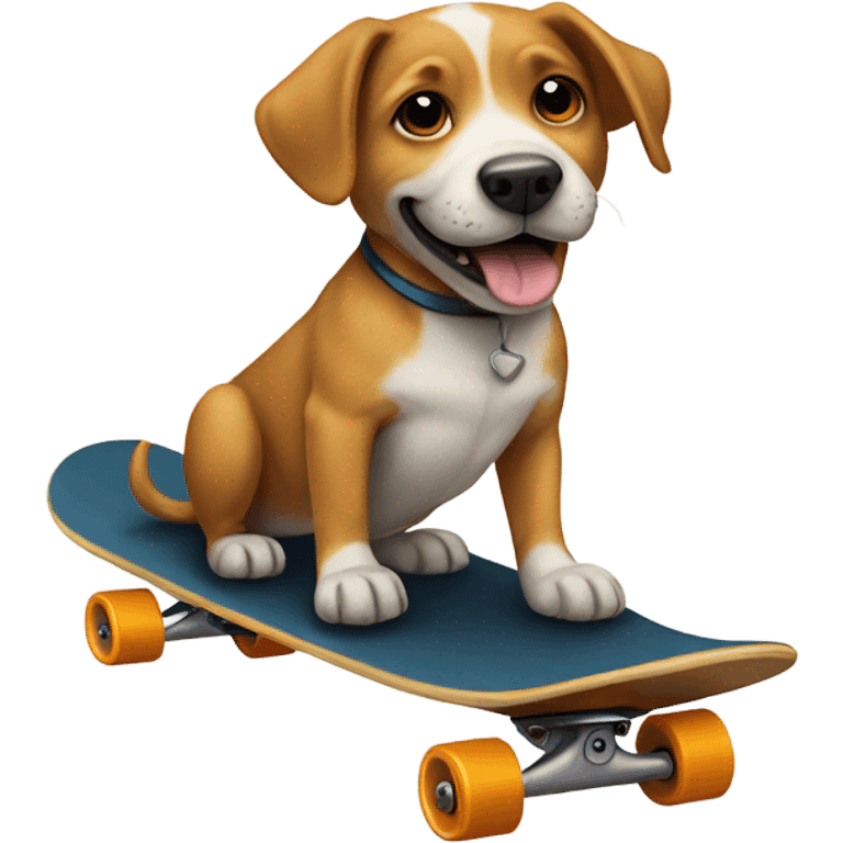 dog on a skateboard emoji