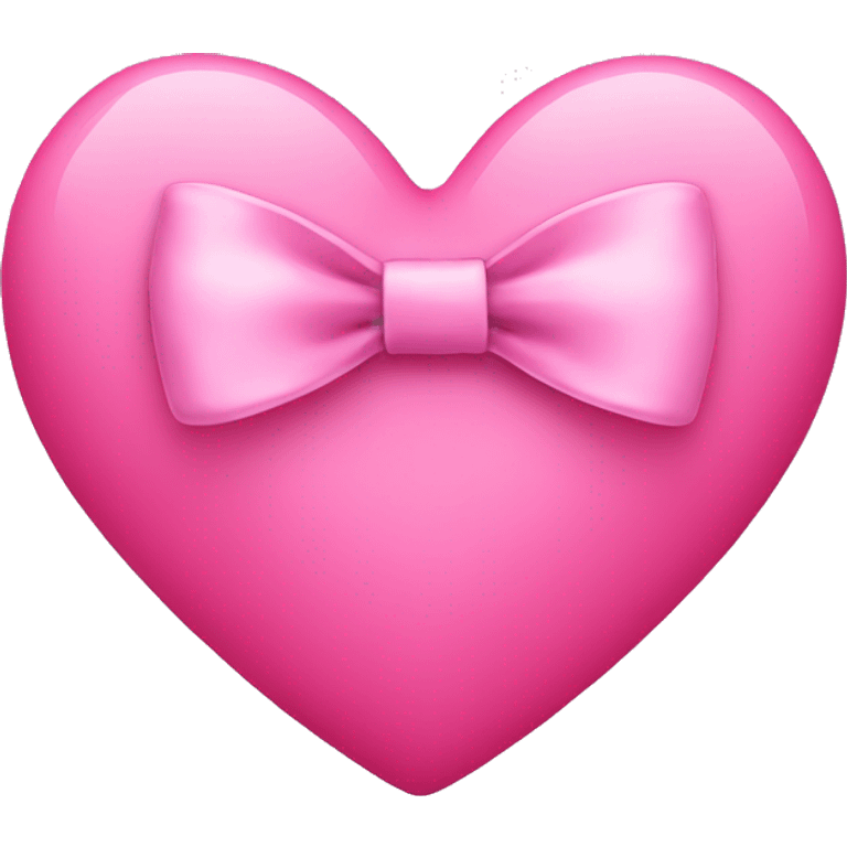 pink heart with pink bow emoji