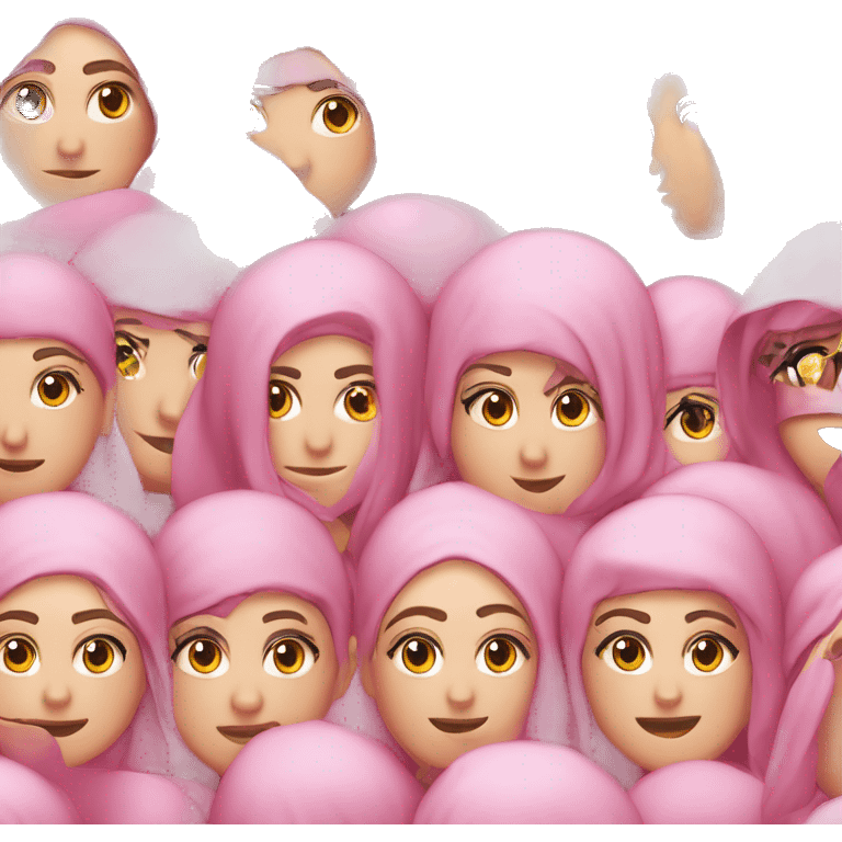 pembe kalp üzerinde ayıcıl emoji