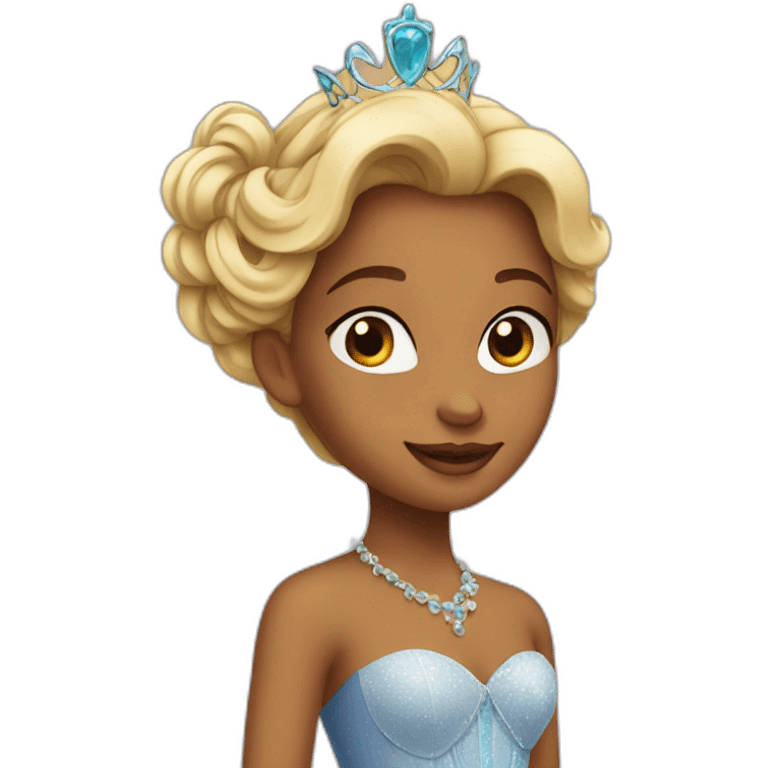 Une princesse emoji