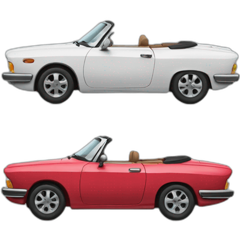 car cabriolet emoji