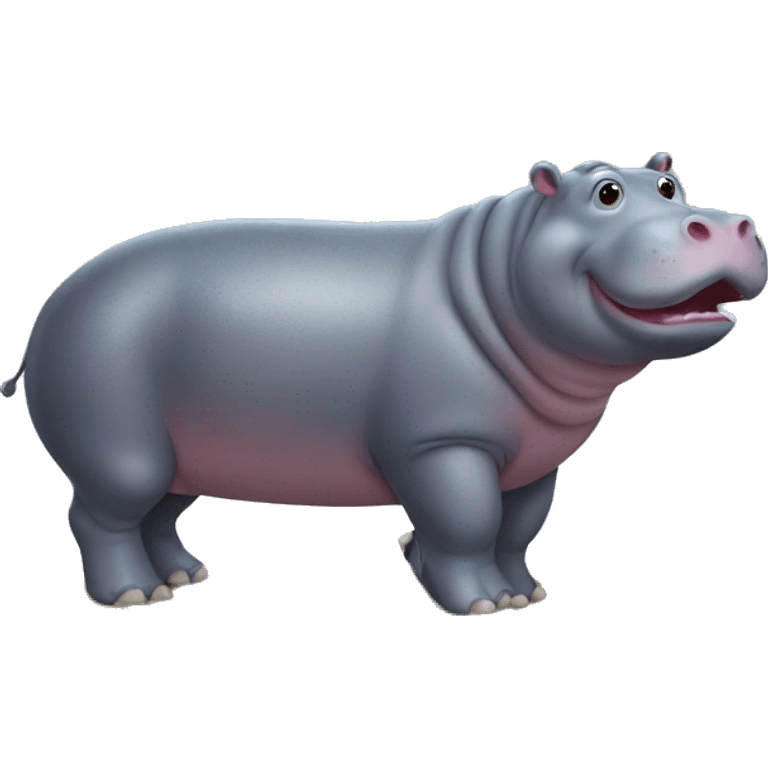 Hippopotames avec son corps  emoji