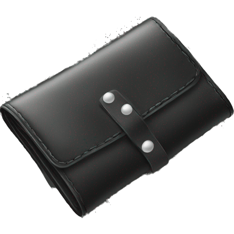 black wallet with money emoji