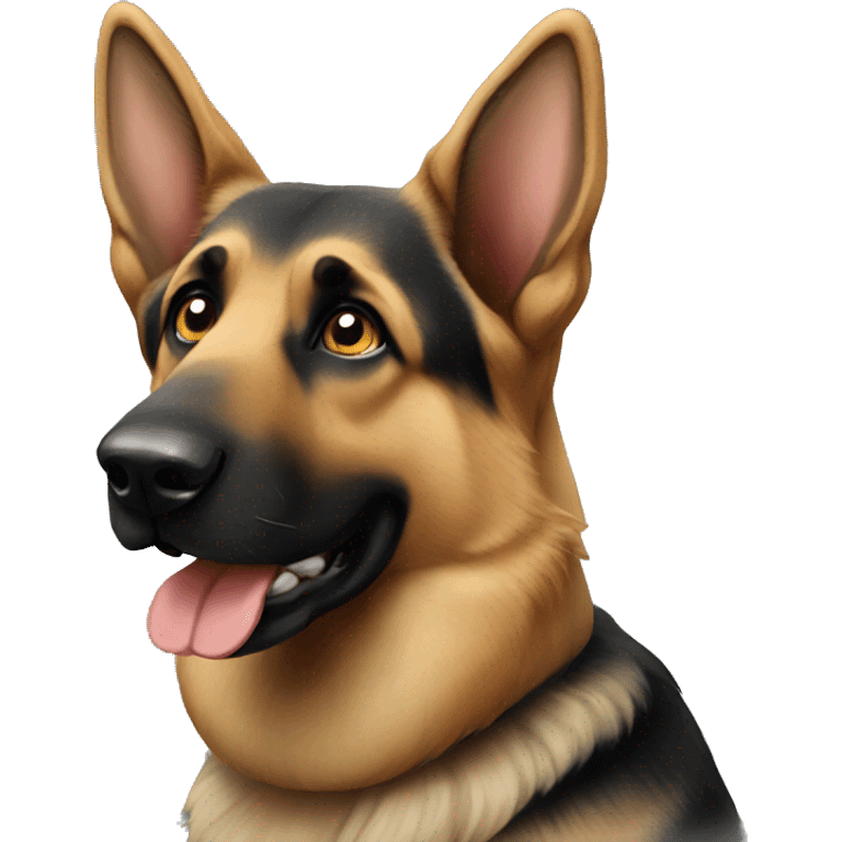 German shepherd  emoji