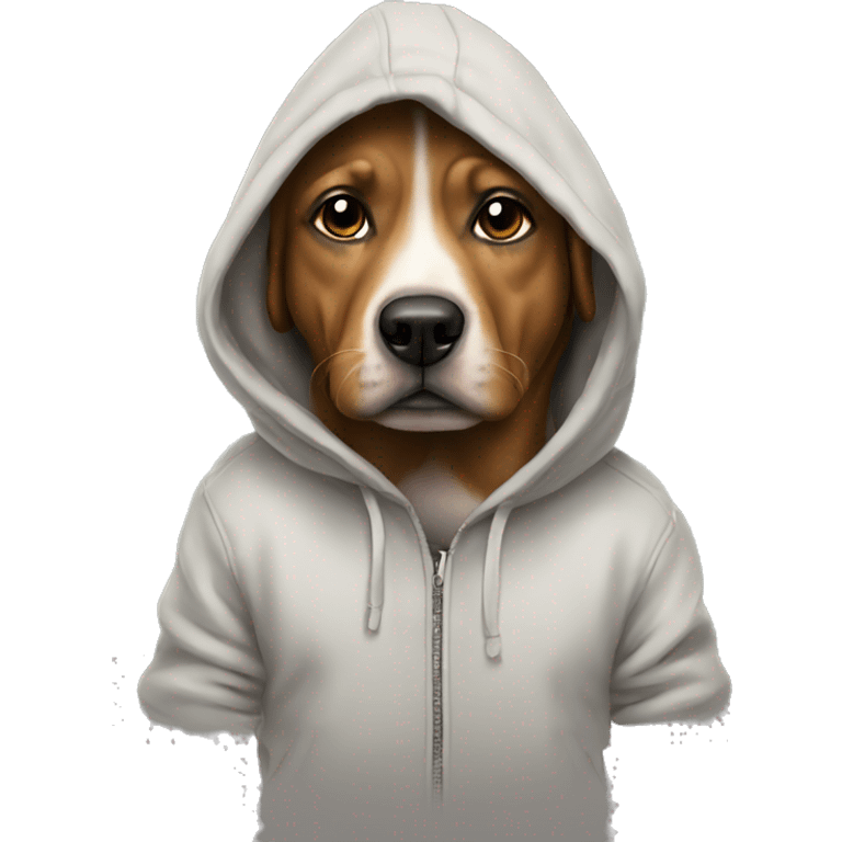 Dog in a hoodie  emoji