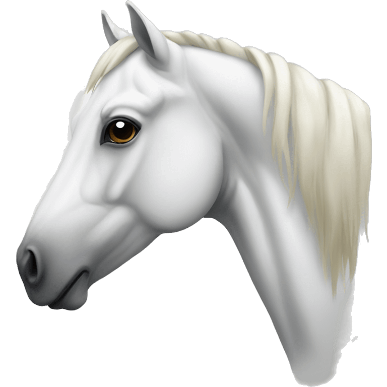 Horse White  emoji