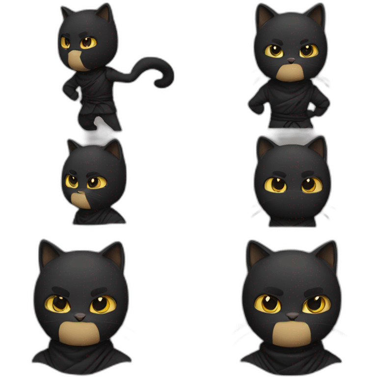 cat ninja emoji