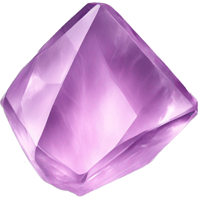 Natural kunzite crystal  emoji