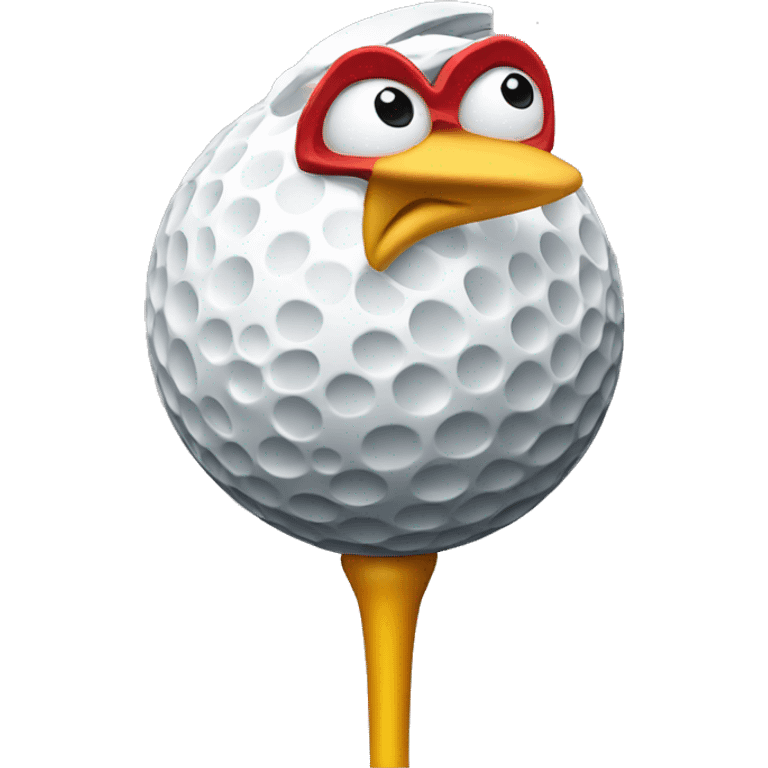 A birdie golf  emoji