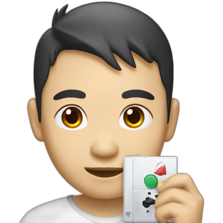 Un chinois qui joue a la ps4 emoji