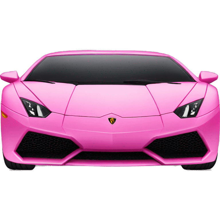 Pink lamborghini emoji