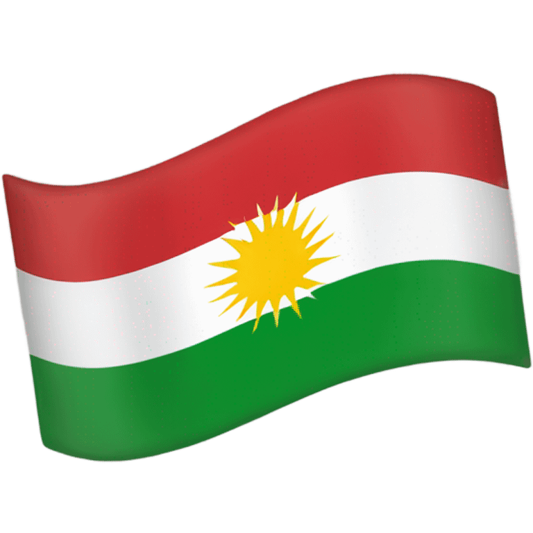 Kurdistan flag emoji emoji