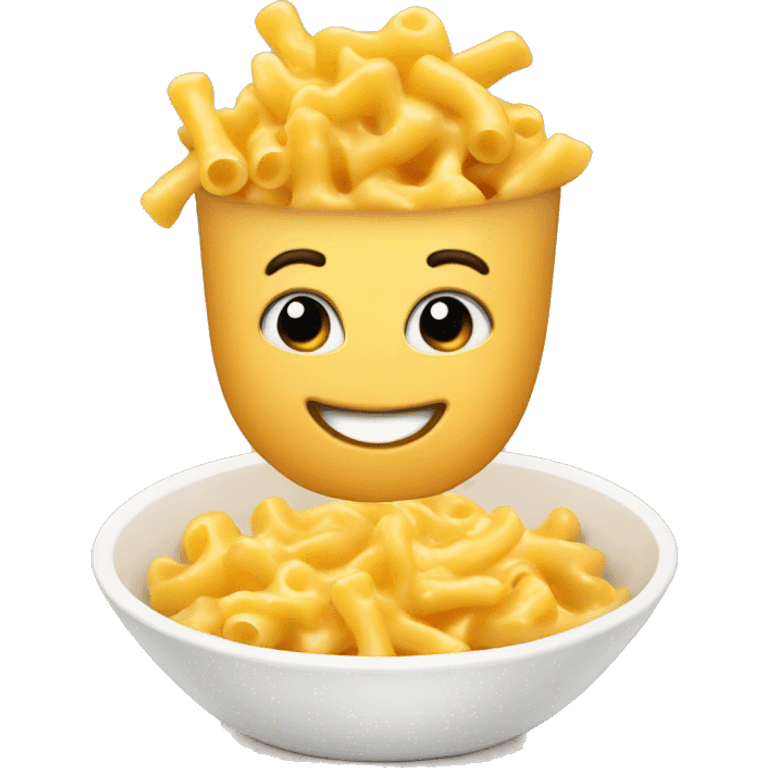 Bowl of Mac & cheese emoji