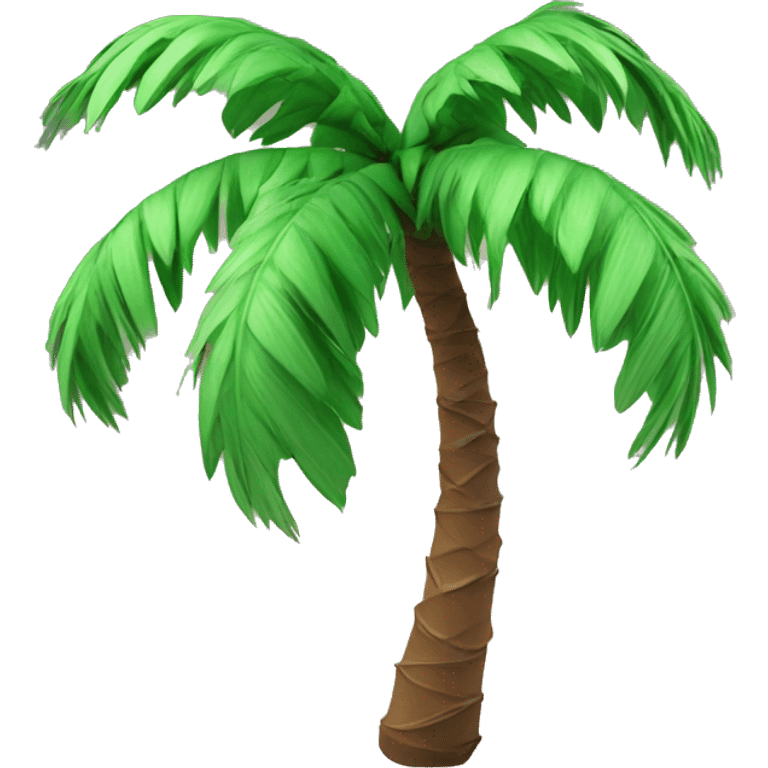 palm tree 3d emoji