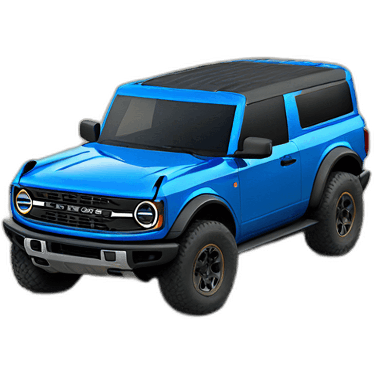 2022 ford bronco blue emoji