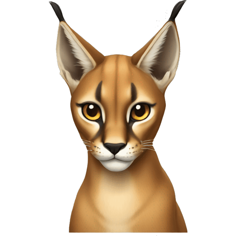 Fullbody caracal emoji