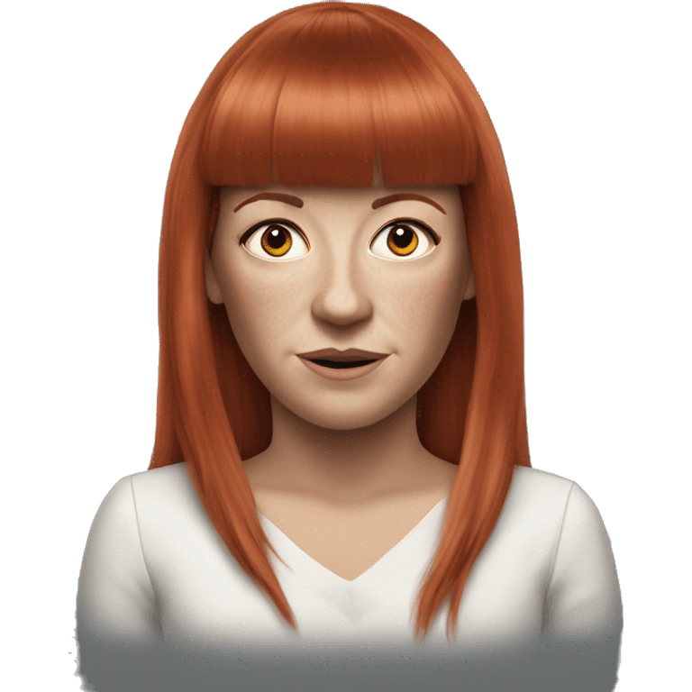 Andrea Arnold director red hair british 60 bangs emoji