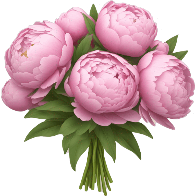 Peony bouquet emoji