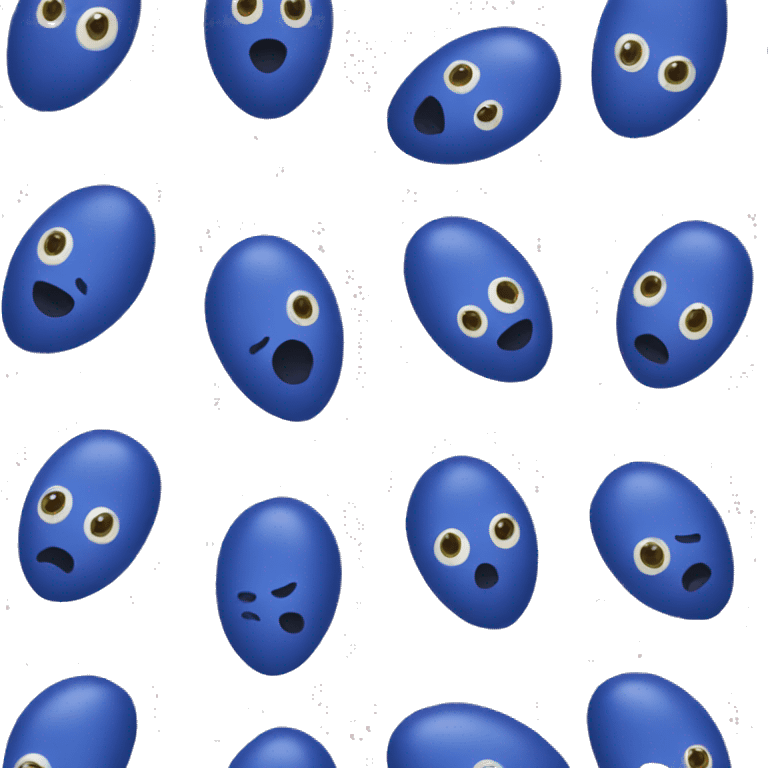 Blue olive emoji