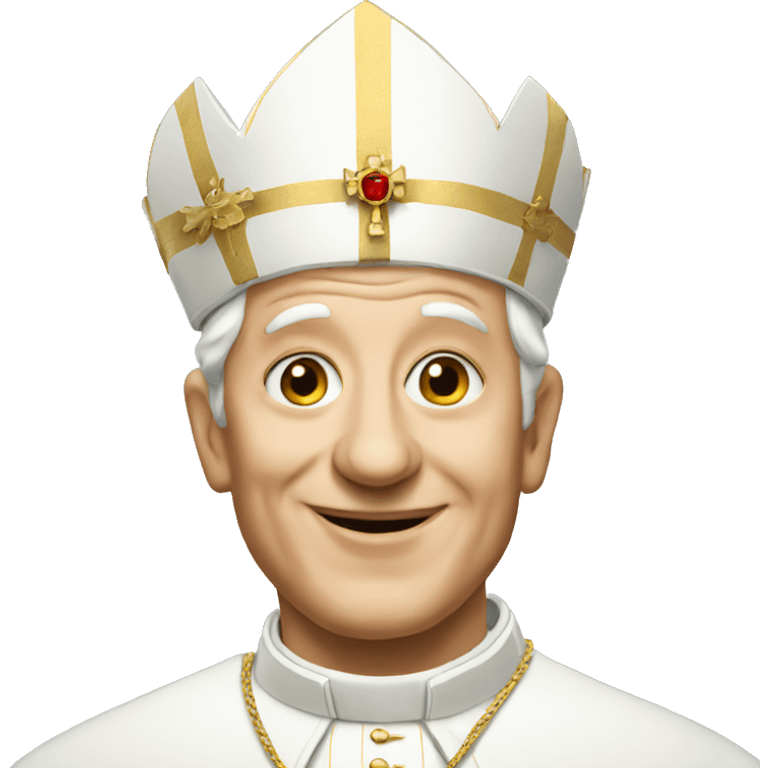 pope in a hat emoji