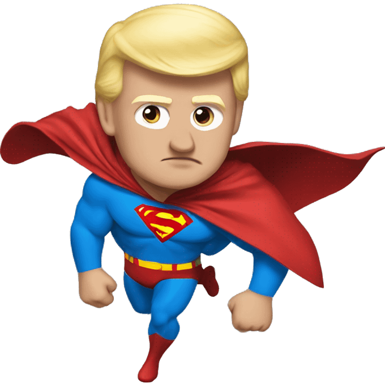 Trump superman emoji