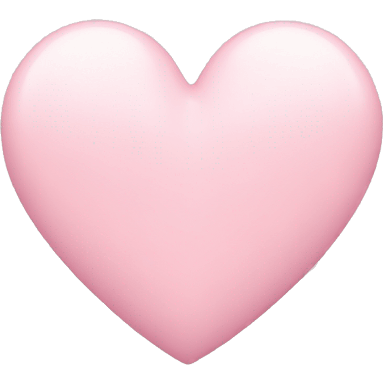 Pastel pink heart emoji emoji