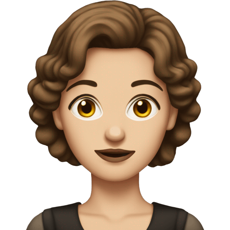 Brown haired and eyes Countess emoji