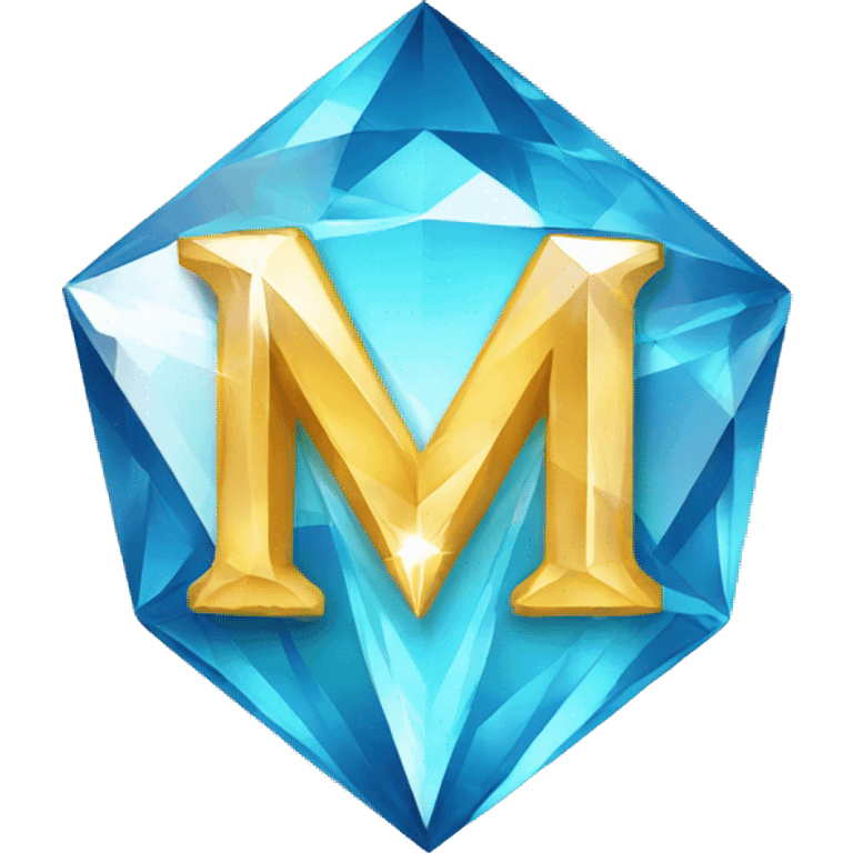 DIAMOND LETTER M emoji