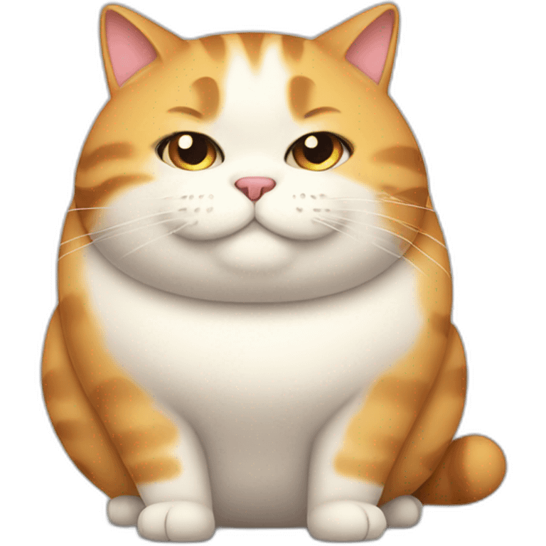 really fat cat emoji