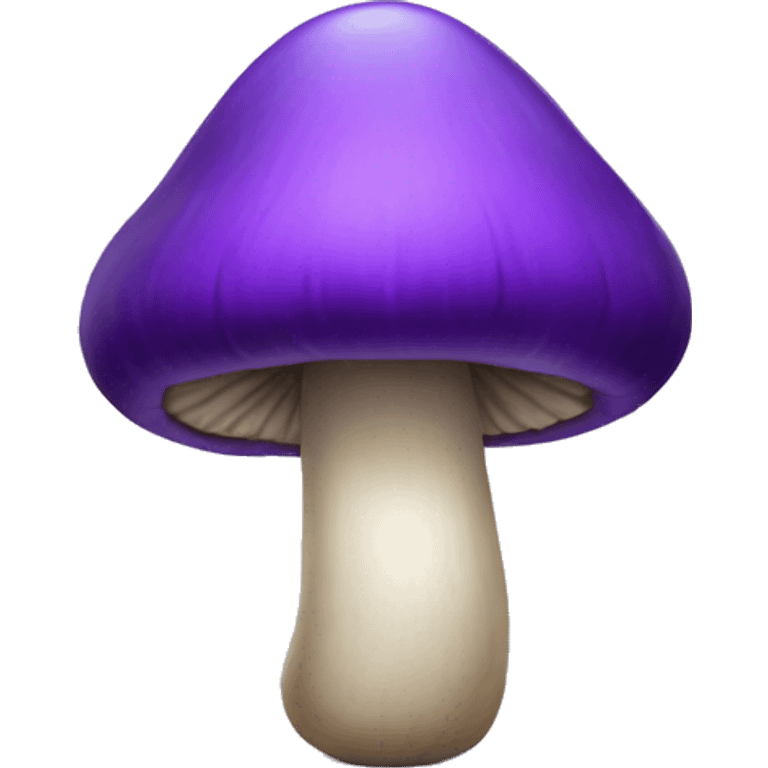 Purple mushroom emoji