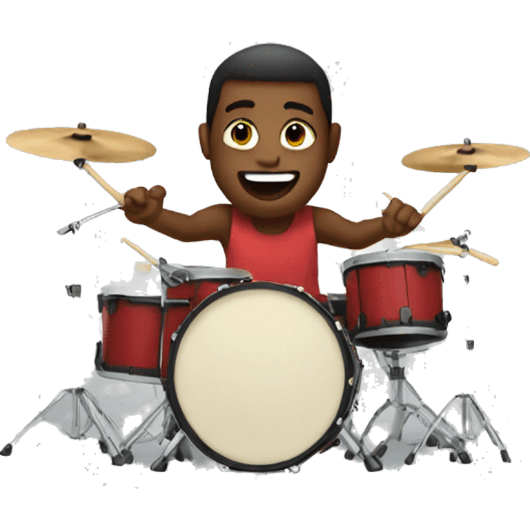 Guy drumming emoji