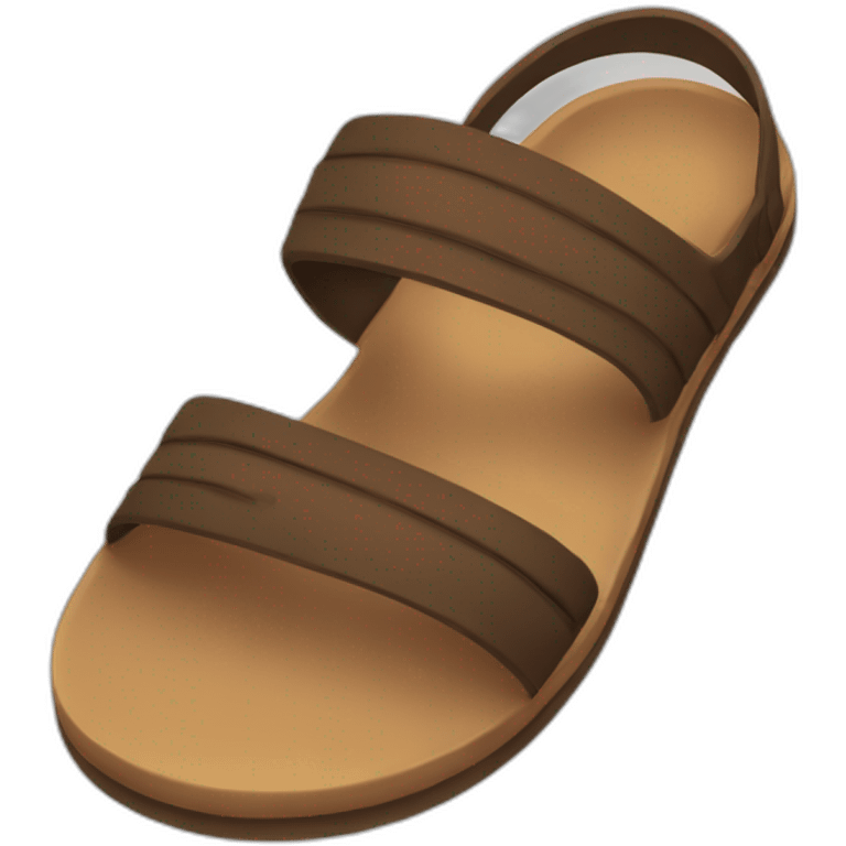 one brown sandal emoji