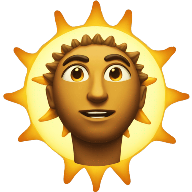 Sun god emoji