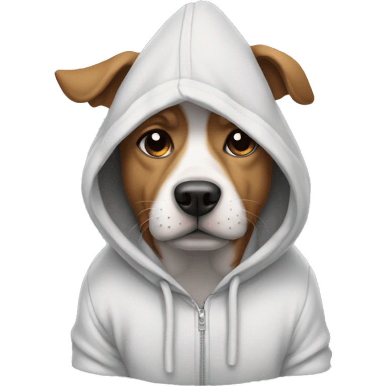 dog wearing hoodie  emoji