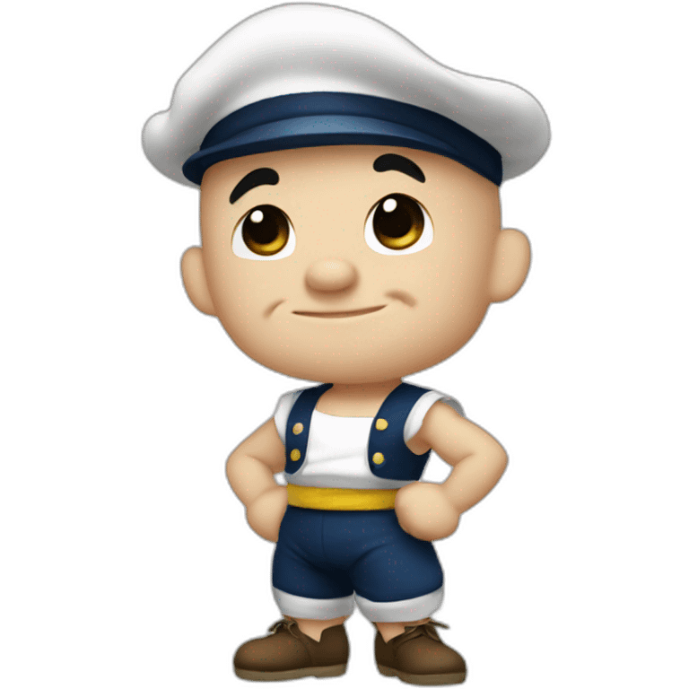 Chibi Popeye the Sailor Man emoji