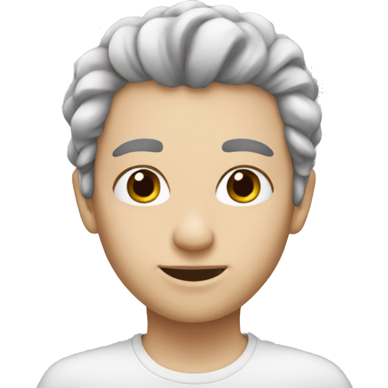 hair white skin emoji