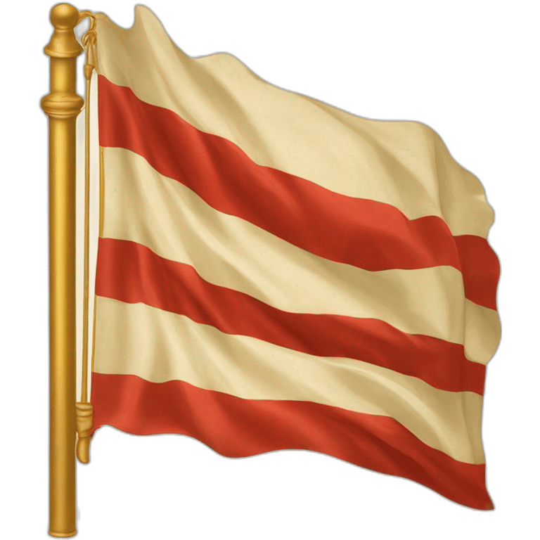 	1923 (version originale). 1955 (dernière version).  Éléments	Drapeau rouge avec un marteau et une faucille d'or et une étoile rouge bordée d'or en canton. emoji