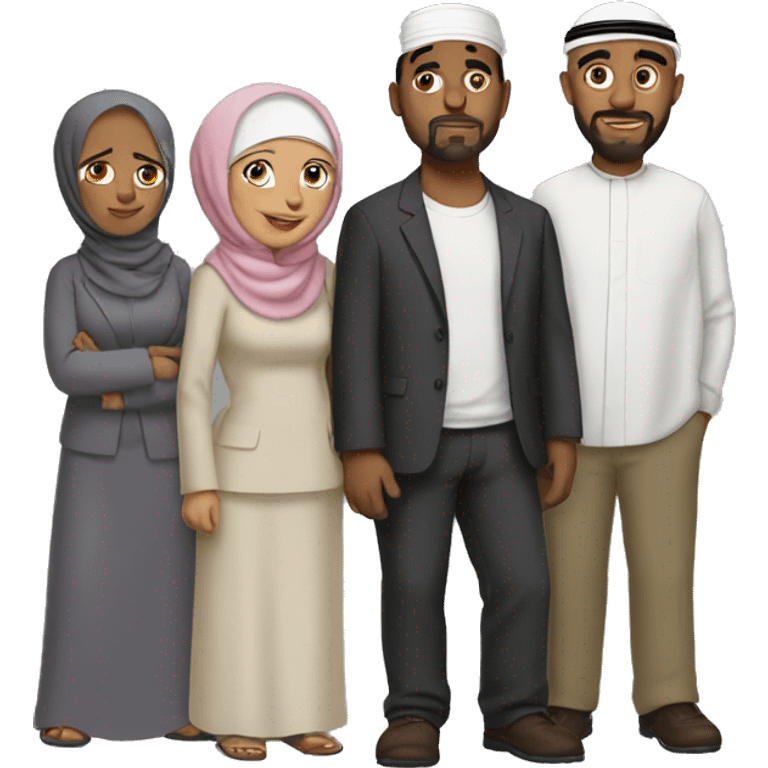 Muslim family guy emoji