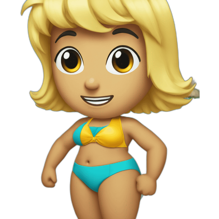 Donald-trump-in-a-bikini emoji