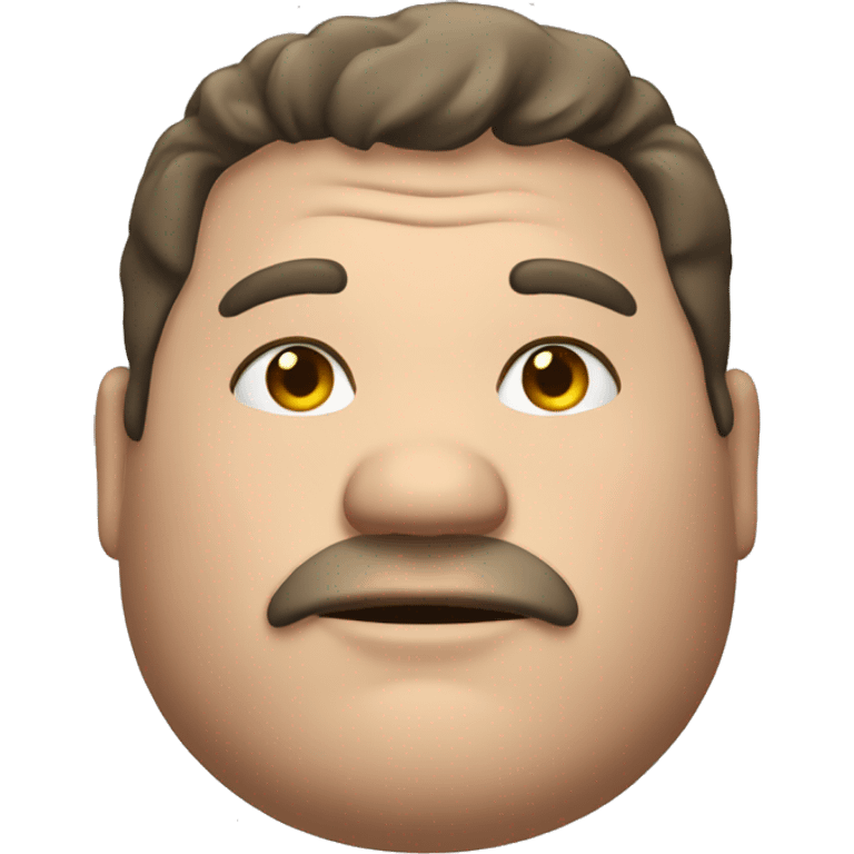 Fat guy emoji