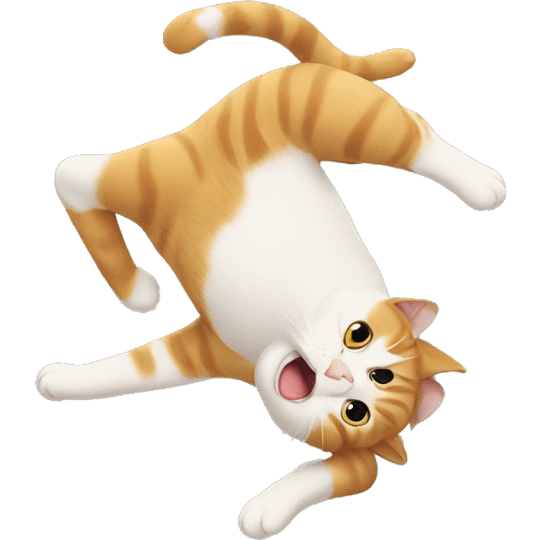 cat doing a backflip emoji