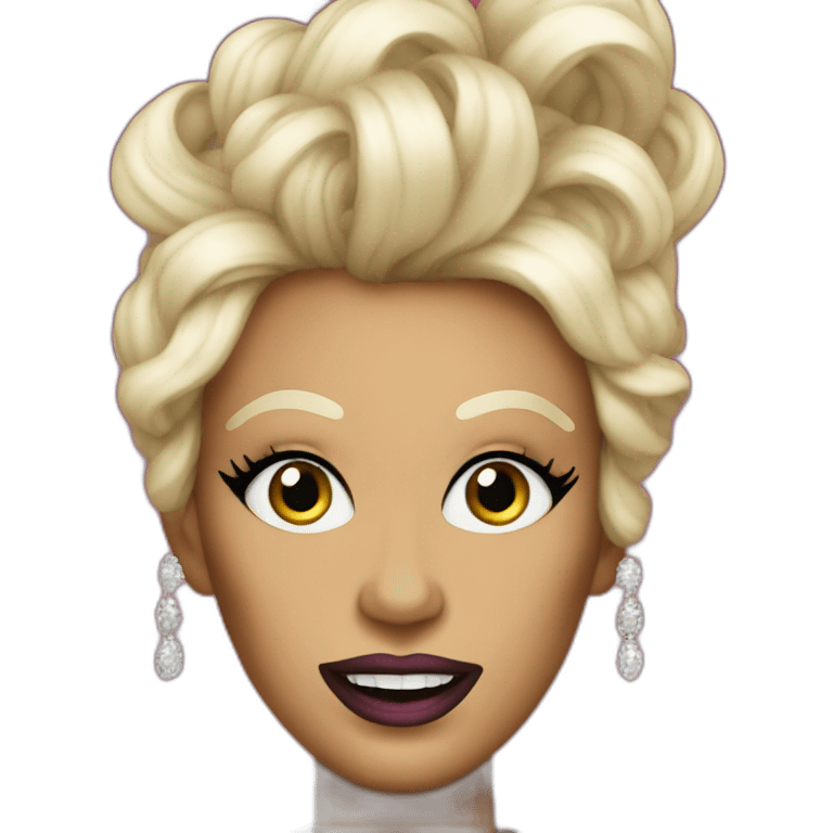 Drag Queen schoked emoji